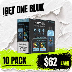 IGET BAR PLUS S3 POD BULK 10 PACK