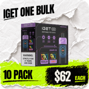 IGET BAR PLUS S3 POD BULK 10 PACK