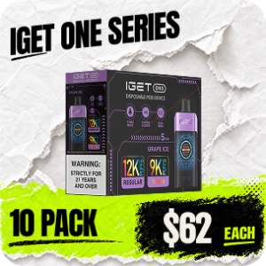 IGET BAR PLUS S3 POD BULK 10 PACK