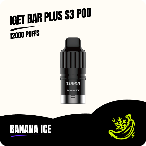 IGET Bar Plus S3 Pod Banana Ice