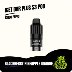 IGET Bar Plus S3 Pod Blackberry Pineapple Orange