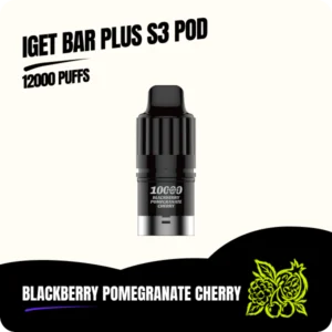IGET Bar Plus S3 Pod Blackberry Pomegranate Cherry