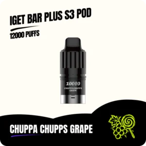 IGET Bar Plus S3 Pod Chuppa Chupps Grape