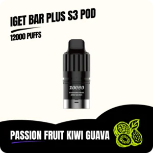 IGET Bar Plus S3 Pod Passion Fruit Kiwi Guava