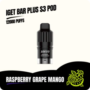 IGET Bar Plus S3 Pod Raspberry Grape Mango