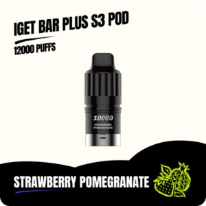 IGET Bar Plus S3 Pod Strawberry Pomegranate
