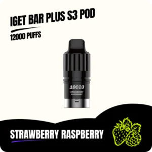 IGET Bar Plus S3 Pod Strawberry Raspberry